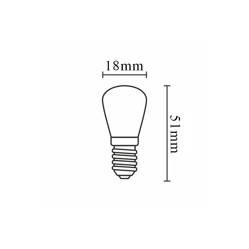 LED Żarówka MINI E14/3,5W/230V 4000K