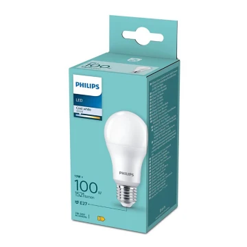 LED Żarówka Philips A60 E27/13W/230V 4000K