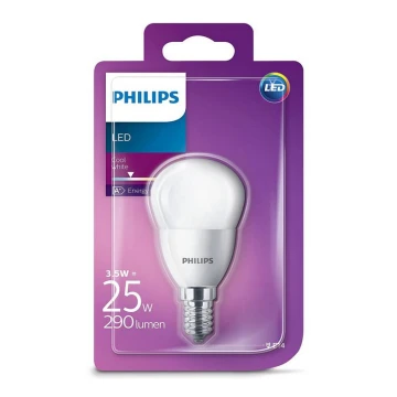 LED Żarówka Philips E14/3,5W/230V 4000K