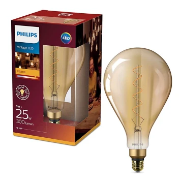 LED Żarówka Philips E27/5W/230V 2000K - VINTAGE