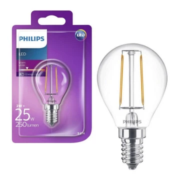 LED Żarówka Philips VINTAGE E14/2W/230V 2700K