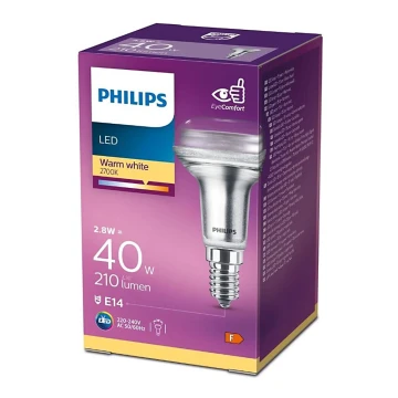 LED Żarówka reflektorowa Philips E14/2,8W/230V 2700K