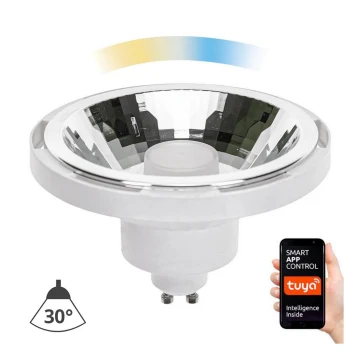 LED Żarówka ściemnialna AR111 GU10/10W/230V 3000-6500K Wi-Fi Tuya 30° biała