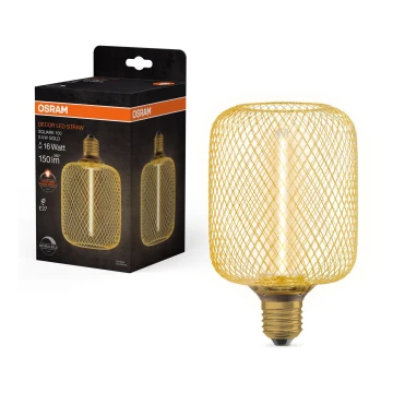 LED Żarówka ściemnialna DECOR FILAMENT E27/3,5W/230V 1800K złota - Osram