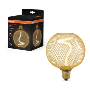 LED Żarówka ściemnialna DECOR FILAMENT G125 E27/3,5W/230V 1800K złota - Osram