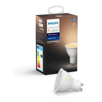 LED Żarówka ściemnialna Philips Hue WHITE AMBIANCE 1×GU10/4,3W/230V 2200-6500K