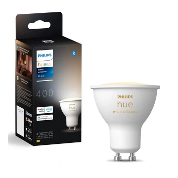 LED Żarówka ściemnialna Philips Hue WHITE AMBIANCE GU10/4,2W/230V 2200-6500K