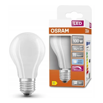 LED Żarówka ściemnialna RETROFIT A60 E27/11W/230V 4000K - Osram