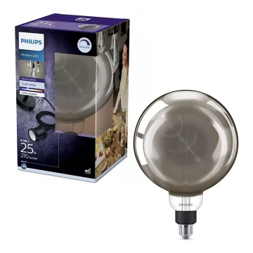 LED Żarówka ściemnialna SMOKY VINTAGE Philips E27/6,5W/230V 4000K