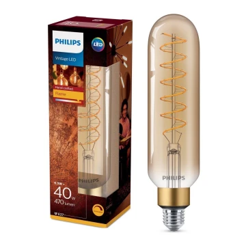 LED Żarówka ściemnialna VINTAGE Philips T65 E27/6,5W/230V 2000K