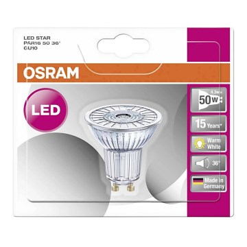 LED Żarówka STAR GU10/4,3W/230V 2700K - Osram