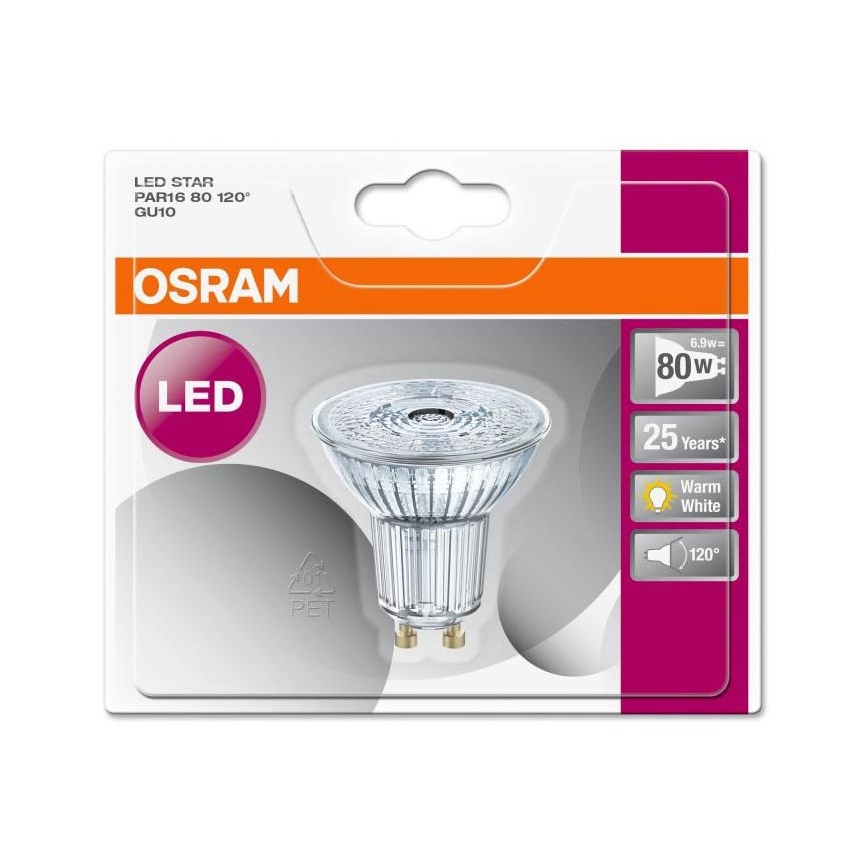 LED Żarówka STAR GU10/6,9W/230V 2700K - Osram