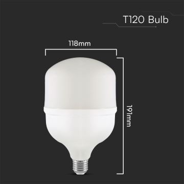 LED Żarówka T120 E40 E27/40W/230V 4000K