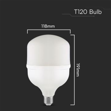 LED Żarówka T120 E40 E27/40W/230V 6500K
