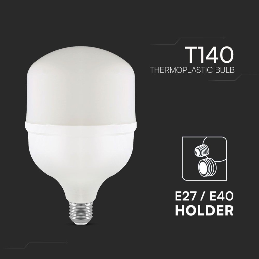 LED Żarówka T140 E40 E27/50W/230V 4000K
