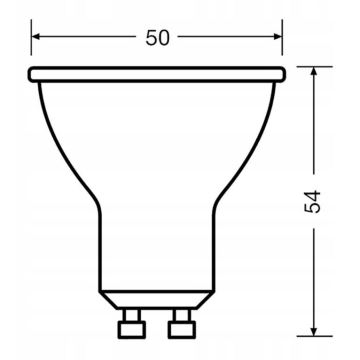 LED Żarówka VALUE PAR16 GU10/6,9W/230V 2700K 36° - Ledvance