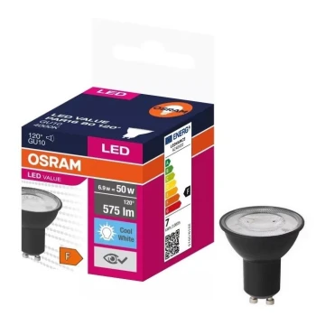 LED Żarówka VALUE PAR16 GU10/6,9W/230V 4000K 120° - Ledvance