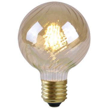 LED Żarówka VINTAGE AMBER G95 E27/4W/230V 2700K