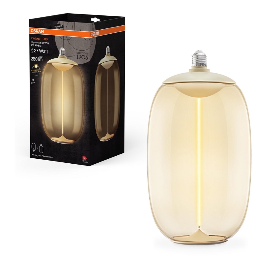 LED Żarówka VINTAGE FILAMENT E27/4W/230V 2700K - Osram