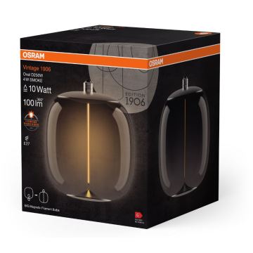 LED Żarówka VINTAGE FILAMENT E27/4W/230V 2700K przydymiona - Osram