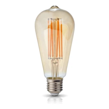 LED Żarówka VINTAGE FST64 E27/7W/230V 2700K