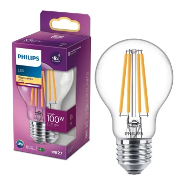 LED Żarówka VINTAGE Philips A60 E27/10,5W/230V 2700K