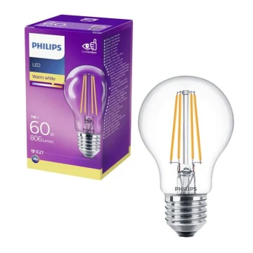 LED Żarówka VINTAGE Philips A60 E27/7W/230V 2700K