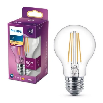 LED Żarówka VINTAGE Philips A60 E27/7W/230V 2700K