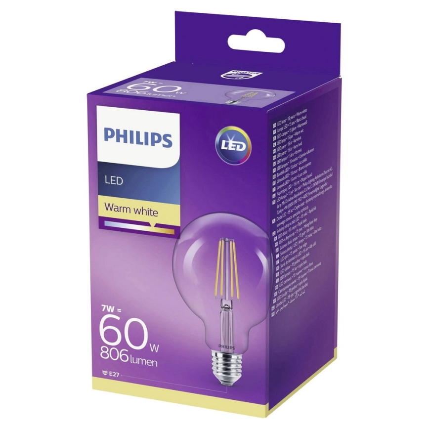 LED Żarówka VINTAGE Philips E27/7W/230V 2700K