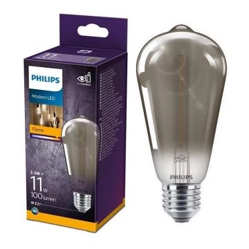 LED Żarówka VINTAGE Philips ST64 E27/2,3W/230V 1800K