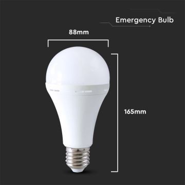 LED Żarówka z trybem awaryjnym A90 E27/15W/230V 4000K