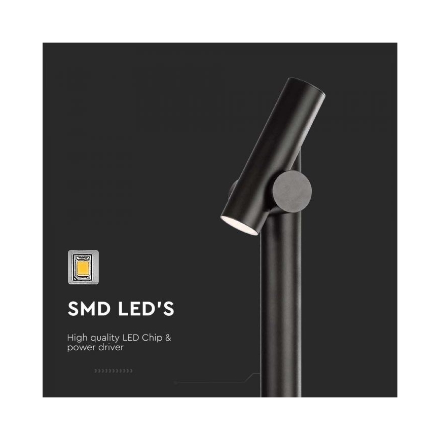 LED zewnętrzna elastyczna lampa LED/4W/230V 4000K IP44 100 cm czarna