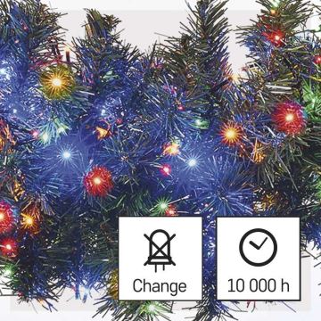 LED Zewnętrzny łańcuch bożonarodzeniowy 400xLED/13m IP44 różne kolory