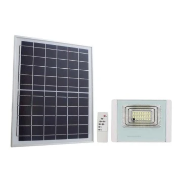 LED Zewnętrzny naświetlacz solarny LED/12W/3,2V IP65 4000K + pilot zdalnego sterowania