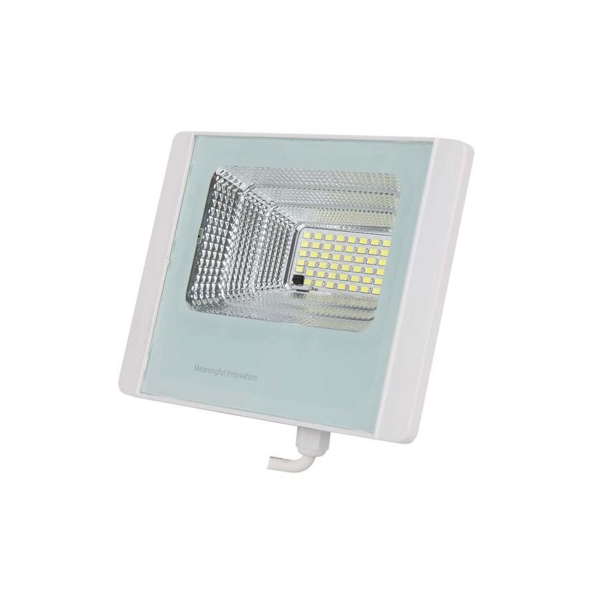 LED Zewnętrzny naświetlacz solarny LED/12W/3,2V IP65 6400K + pilot zdalnego sterowania