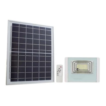 LED Zewnętrzny naświetlacz solarny LED/12W/3,2V IP65 6400K + pilot zdalnego sterowania