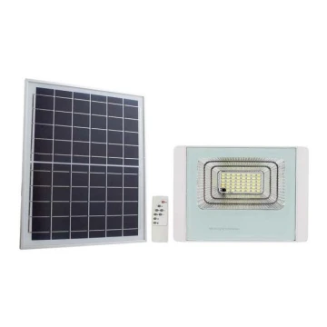 LED Zewnętrzny naświetlacz solarny LED/20W/3,2V IP65 4000K + pilot zdalnego sterowania