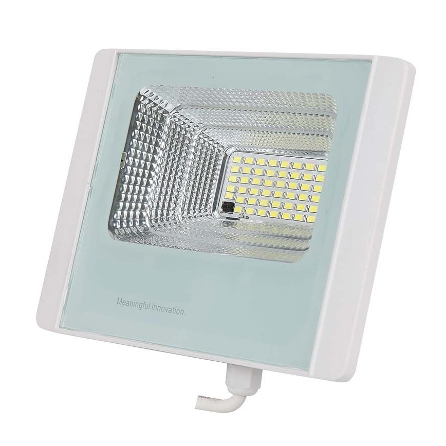 LED Zewnętrzny naświetlacz solarny LED/20W/3,2V IP65 6400K + pilot zdalnego sterowania