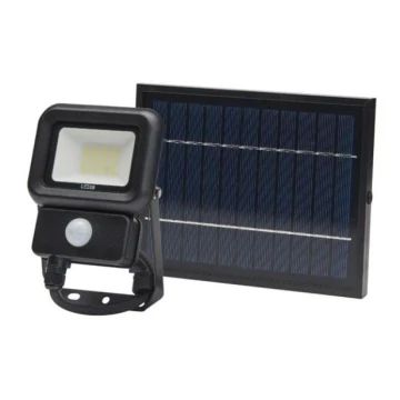 LED Zewnętrzny reflektor solarny z czujnikiem LED/10W/3,7V 6500K IP65