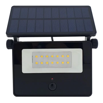 LED Zewnętrzny solarny reflektor z czujnikiem LED/5W/3,7V 4200K IP44