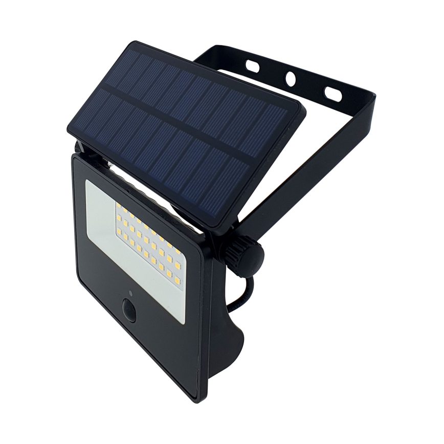 LED Zewnętrzny solarny reflektor z czujnikiem LED/5W/3,7V 4200K IP44