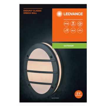 Ledvance - Kinkiet zewnętrzny ORBICK 2xE27/18W/230V IP65