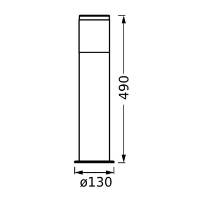 Ledvance - Lampa zewnętrzna EBRO 1xE27/20W/230V IP44