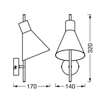 Ledvance - LED Kinkiet DECOR TOKIO LED/5W/230V