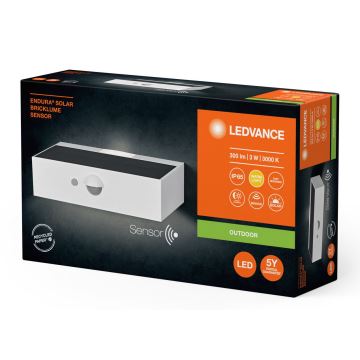 Ledvance - LED Kinkiet solarny z czujnikiem ENDURA SOLAR LED/3W/4,2V IP65