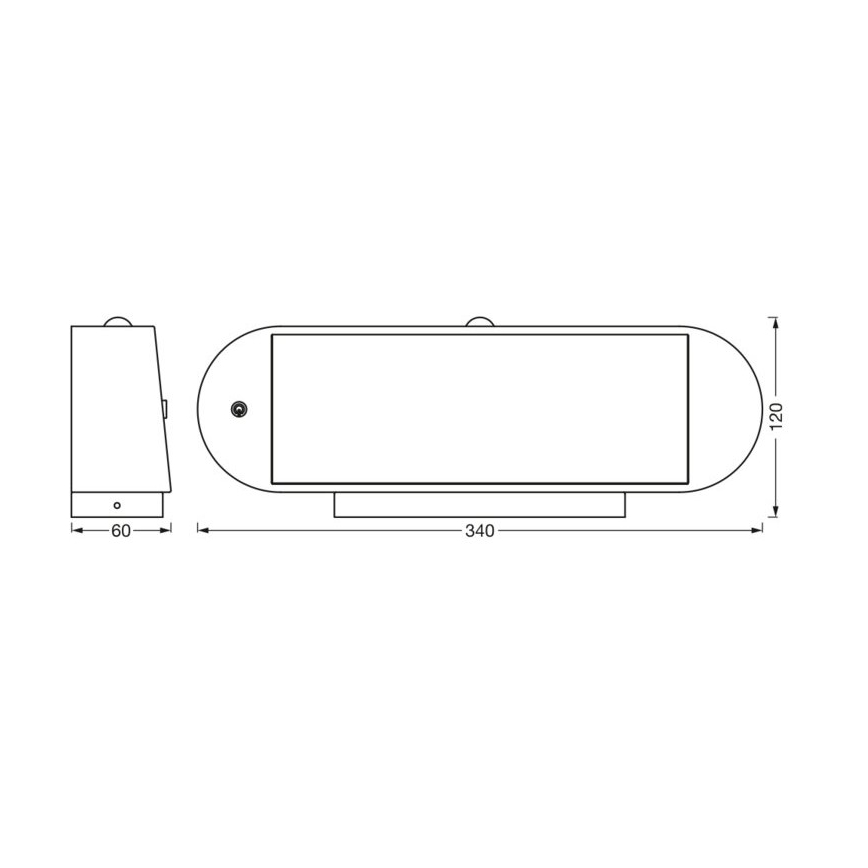 Ledvance-LED Kinkiet solarny z czujnikiem ENDURA STYLE LED/6W/7,4V IP44