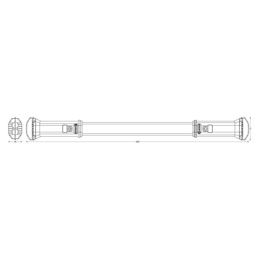 Ledvance - LED Lampa robocza TUBE LED/10W/5V IP54