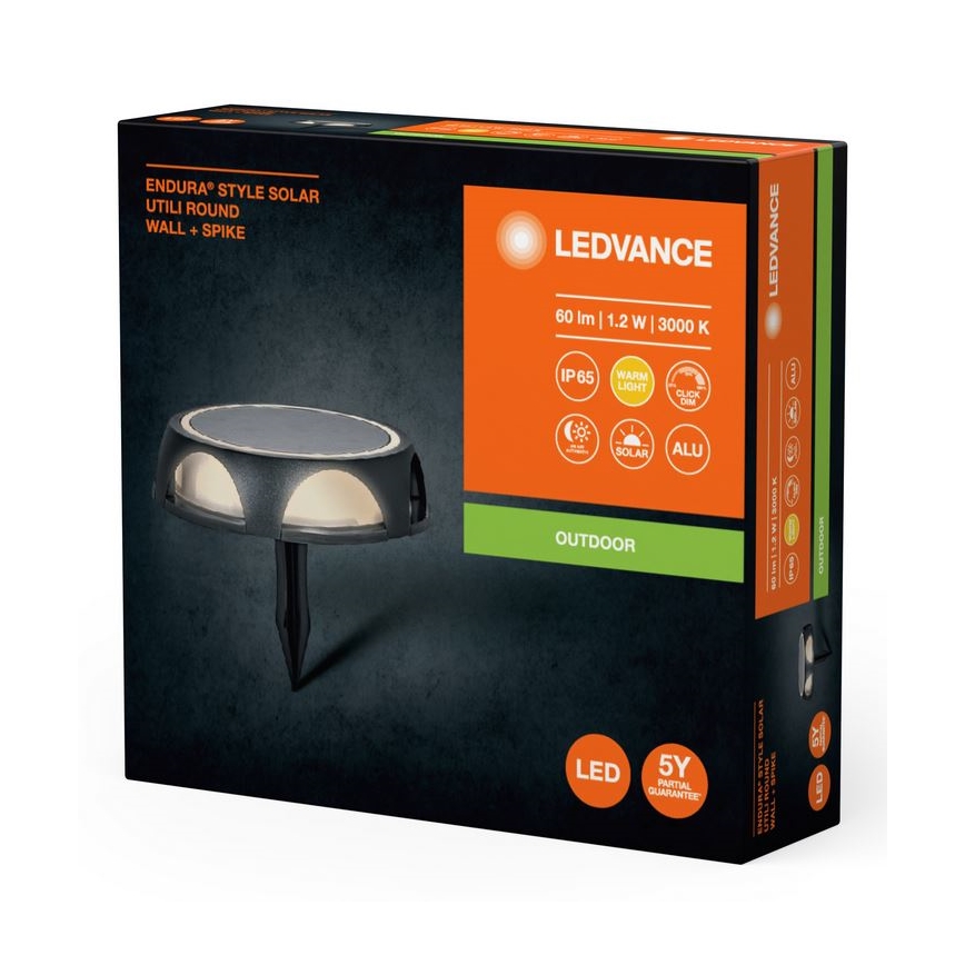 Ledvance - LED Ściemnialna lampa solarna ENDURA STYLE SOLAR LED/1,2W/3,7V IP65