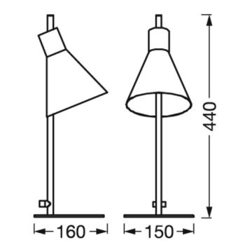 Ledvance - LED Lampa stołowa DECOR TOKIO LED/5W/230V