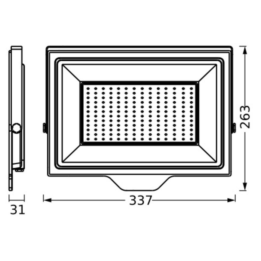 Ledvance - LED Zewnętrzny reflektor ścienny FLOODLIGHT ESSENTIAL LED/150W/230V IP65